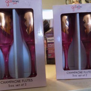 Galentines 5 oz Champagne Flutes (4)